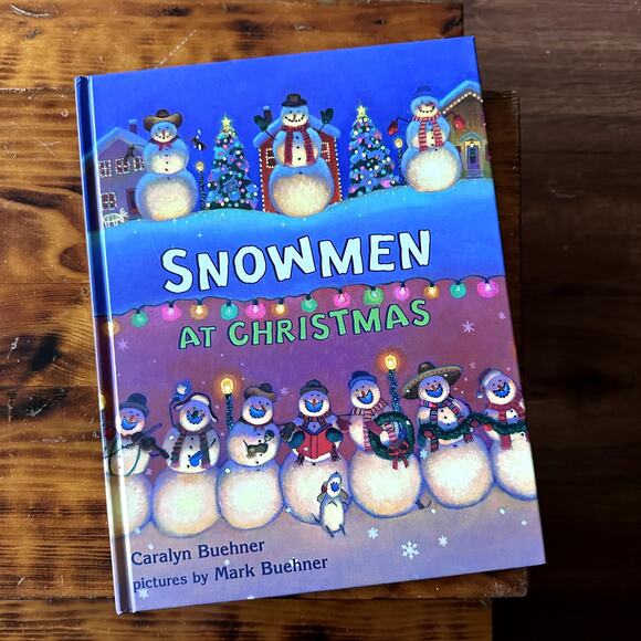 Snowmen At Christmas Hardcover Book - Picture 1 of 9